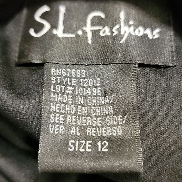 S.L FASHION BEADER DESIGN EMBELLISHMENTS SLEEVELESS SHEATH DRESS - Picture 12 of 13